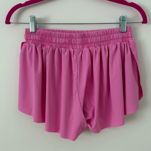 Barbie Pink Flowy Tennis Prep Preppy Built In Shorts Size Small - Picture 5 of 6